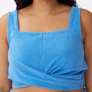 Cotton On Plus Size Active Sweat To Swim Vestlette Top Size 18